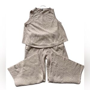 Free People beach knit wear lounge set